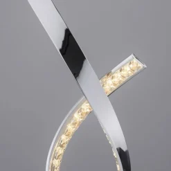 Discount Paul Neuhaus Dimmbare LED Tischlampe in Chrom 38,5 cm 1375 lm 11 W