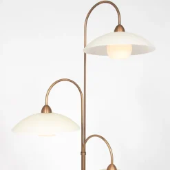 Hot Steinhauer Dimmbare Stehlampe Glas Metall 168 cm inkl. G9 3-flmg