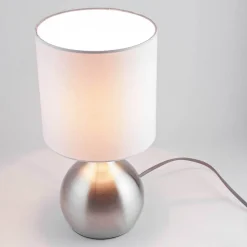 Sale Searchlight Dimmbare Touch Schreibtischleuchte Touchdimmer Modern silbern