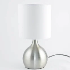 Sale Searchlight Dimmbare Touch Schreibtischleuchte Touchdimmer Modern silbern