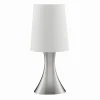 Searchlight Dimmbare Touch Tischleuchte Touchdimmer Modern Silber farben* Tischlampen|Schlafzimmer Lampen