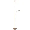 Steinhauer Dimmbarer LED Deckenfluter mit Lesearm in Bronze 185 cm* Led Lampen|Stehlampen