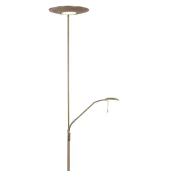 Steinhauer Dimmbarer LED Deckenfluter mit Lesearm in Bronze 185 cm* Led Lampen|Stehlampen