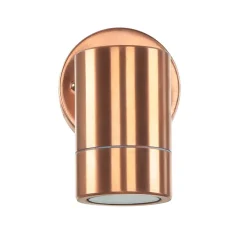 Lido Down Strahler Wand außen in Kupfer aus Messing IP54* Metall Lampen|Messinglampen