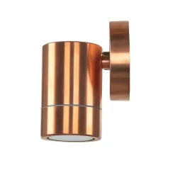 Lido Down Strahler Wand außen in Kupfer aus Messing IP54* Metall Lampen|Messinglampen