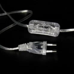 Easylight Dreibein Gestell Holz Grau E14 mit Kabelschalter Tischleuchte