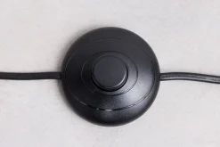 Invicta Interior Dreibein Stehlampe Holz Kunststoff Wiener Geflecht E27* Bürolampen|Stehlampen