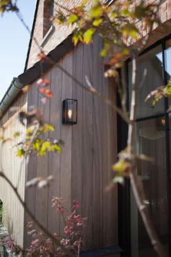 Eco-Light Eckige Außenlampe ELLAYINA Anthrazit IP44 Haus Balkon* Außenwandleuchten|Moderne Lampen