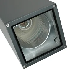 Best SU-MA Eckige Außenleuchte Anthrazit IP54 H:20 cm E27