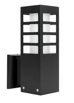 Hot SU-MA Eckige Außenleuchte Schwarz IP54 H:25cm wetterfest