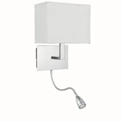 Outlet Searchlight Eckige Bauhaus Wandlampe Bauhaus Chrom