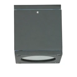 SU-MA Eckige Deckenleuchte außen IP54 wetterfest* Metall Lampen|Feuchtraumleuchten