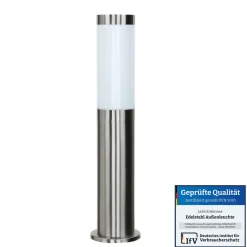 Best Easylight Edelstahl Außenleuchte mit Kabel + Stecker