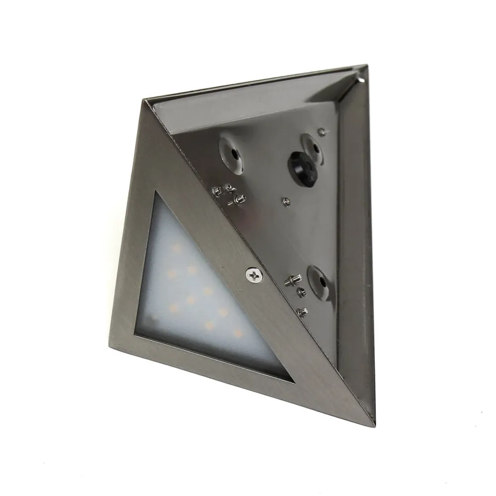 Online Harms Import Edelstahl Außenwandleuchte Dreieck LED