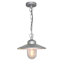 Hot Elstead Edelstahl Pendelleuchte IP44 Maritim Außenbereich