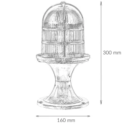 Sale Lido Edle Gartenleuchte FESTOS Messing Maritim H:30cm