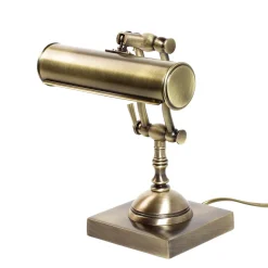 Giovanni Battista Edle Tischleuchte aus Echt-Messing Premium* Schreibtischlampen|Metall Lampen