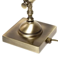 Giovanni Battista Edle Tischleuchte aus Echt-Messing Premium* Schreibtischlampen|Metall Lampen