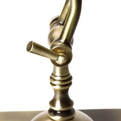 Giovanni Battista Edle Tischleuchte aus Echt-Messing Premium* Schreibtischlampen|Metall Lampen