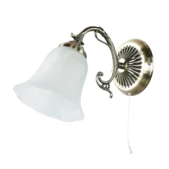 Easylight Edle Wandlampe ORCHIDEA Jugendstil Alabaster Glas* Wandleuchten|Küchenlampen