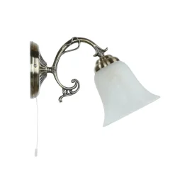 Easylight Edle Wandlampe ORCHIDEA Jugendstil Alabaster Glas* Wandleuchten|Küchenlampen