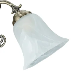 Easylight Edle Wandlampe ORCHIDEA Jugendstil Alabaster Glas* Wandleuchten|Küchenlampen