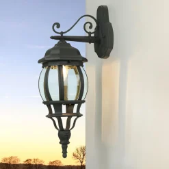 Easylight Edle Wandleuchte Anthrazit BREST außen regenfest E27* Rustikale Lampen|Rustikale Außenleuchten