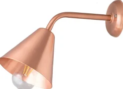 Lido Edle Wandleuchte DANAE Kupfer Echt-Messing Flur* Wandleuchten|Küchenlampen