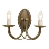 Outlet Elstead Edle Wandleuchte GOTICA 5 Gold Kerzenform Lampe