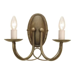 Outlet Elstead Edle Wandleuchte GOTICA 5 Gold Kerzenform Lampe