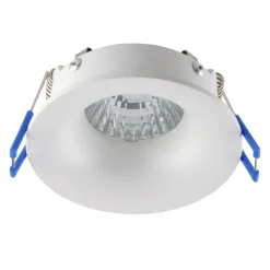 Discount TK Lighting Einbauleuchte rund Ø 84 mm Weiß GU10 IP44 Bad