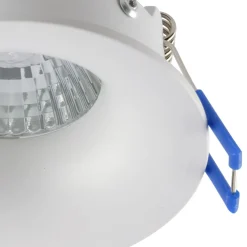 Discount TK Lighting Einbauleuchte rund Ø 84 mm Weiß GU10 IP44 Bad