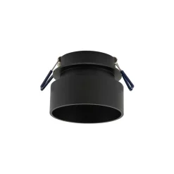 Discount Nowodvorski Einbauleuchte Schwarz Aluminium GU10 Ø8 cm rund Aufputz