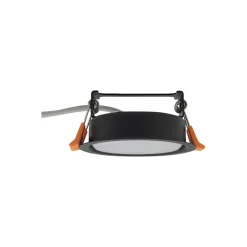 Nowodvorski Einbauleuchte Schwarz GX53 rund Ø 95 mm Decke innen* Spots|Wandleuchten