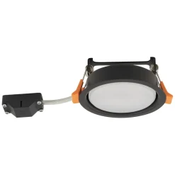 Nowodvorski Einbauleuchte Schwarz GX53 rund Ø 95 mm Decke innen* Spots|Wandleuchten