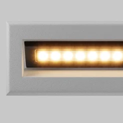 Online Maytoni Einbauleuchte Wand LED Metall IP65 Weiß eckig 400 lm