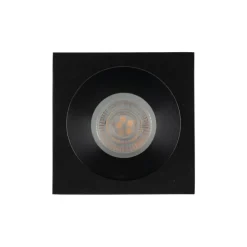 TK Lighting Einbauspot Schwarz Metall IP65 GU10 B:8,5 cm wetterfest* Metall Lampen|Moderne Außenleuchten