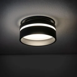 Discount Nowodvorski Einbaustrahler GU10 Ø 8 cm Schwarz Aluminium Modern