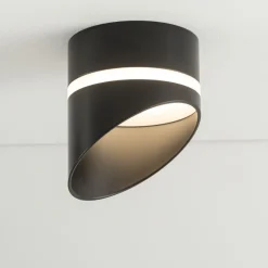 Nowodvorski Einbaustrahler GX53 Schwarz H: 12 cm Aluminium Modern* Spots|Wandleuchten