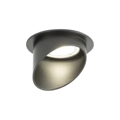 Outlet Nowodvorski Einbaustrahler Schwarz GU10 Aluminium Ø 7,5 cm punktuell