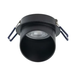 Outlet Nowodvorski Einbaustrahler Schwarz GU10 Aluminium Ø 7,5 cm punktuell