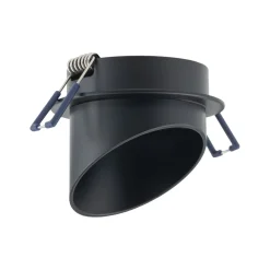 Outlet Nowodvorski Einbaustrahler Schwarz GU10 Aluminium Ø 7,5 cm punktuell