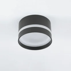 Hot Nowodvorski Einbaustrahler Schwarz GX53 Ø 8,5 cm Aluminium Modern