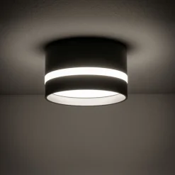 Hot Nowodvorski Einbaustrahler Schwarz GX53 Ø 8,5 cm Aluminium Modern