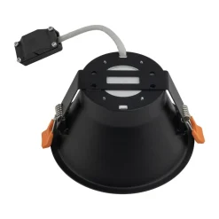 Nowodvorski Einbaustrahler Schwarz GX53 Metall Ø 14,5 cm Decke innen* Spots|Wandleuchten