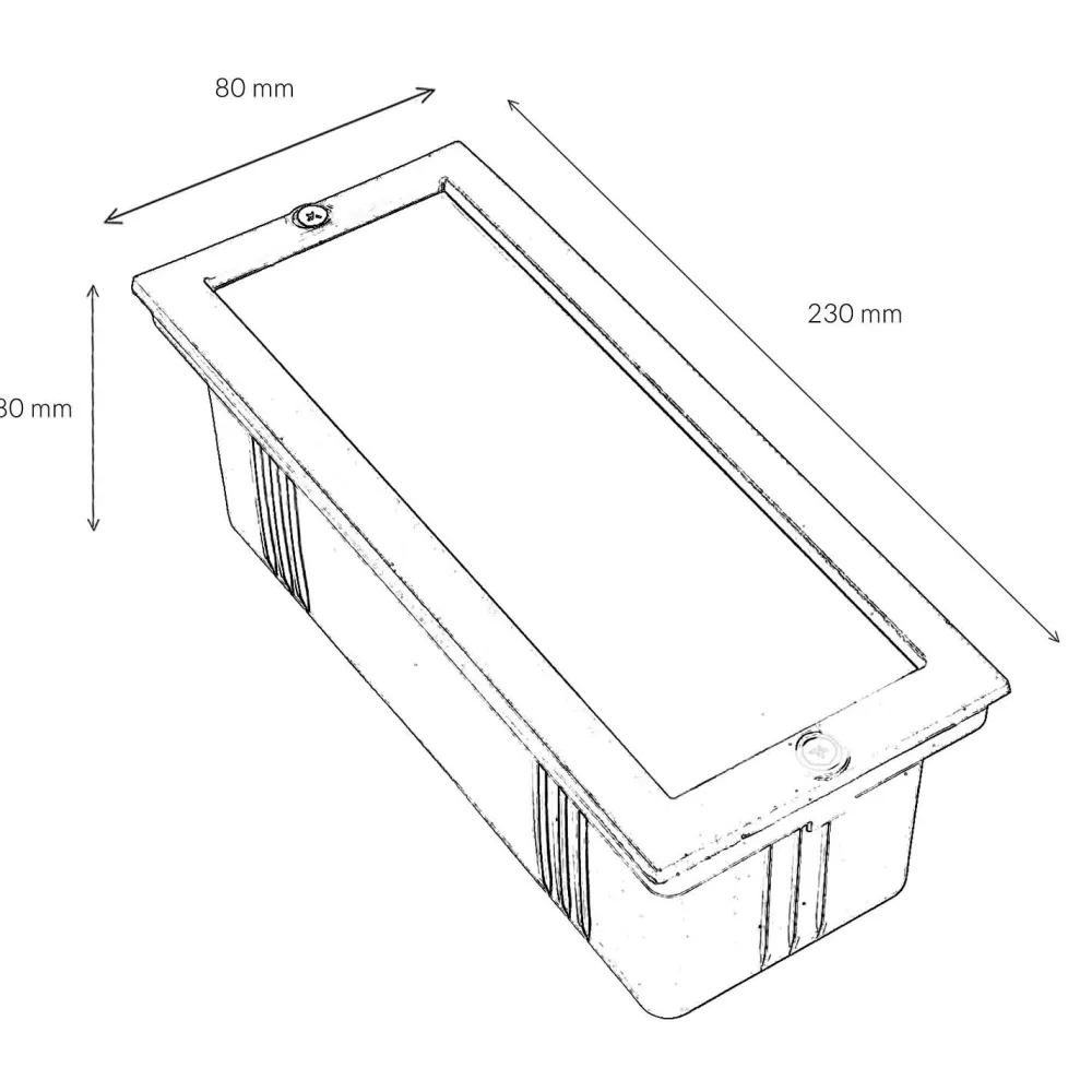 Online Nowodvorski Einbauwandleuchte für den Außenbereich
