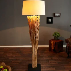 Invicta Interior Eindrucksvolle Stehleuchte Treibholz 175 cm Modern* Moderne Lampen|Holzlampen