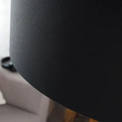 Invicta Interior Elegant Standlampe Retro Chrom Schwarz 180cm* Retro Lampen|Designerlampen