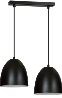 Best Emibig Elegante Hängelampe ANNIE Schwarz Retro Esstisch