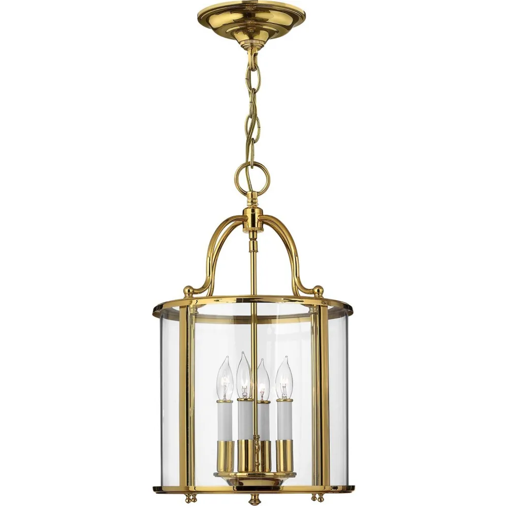 Clearance Elstead Elegante Hängeleuchte Messing Glas Ø30,5cm Küche